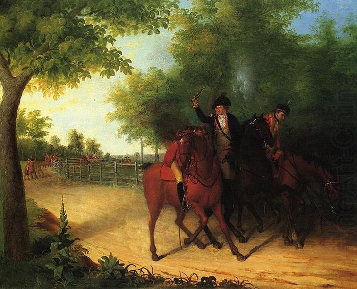 James Peale Ambush of Captain Allan McIane china oil painting image